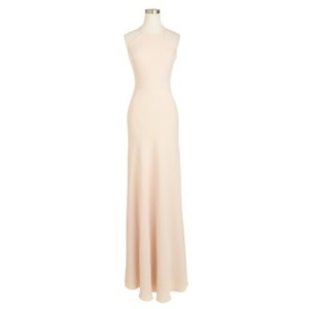 J.Crew Champagne Crepe Carly Feminine Bridesmaid